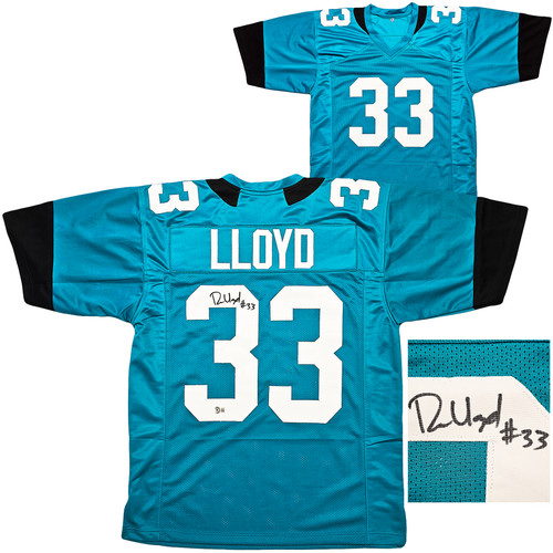 Jacksonville Jaguars Devin Lloyd Autographed Teal Jersey Beckett BAS Witness Stock #215006