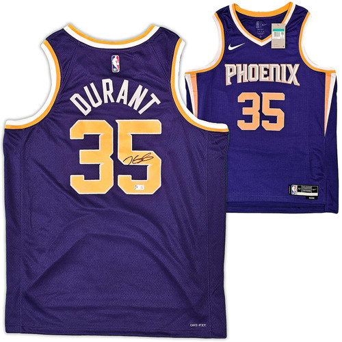 Phoenix Suns Kevin Durant Autographed Purple Nike Icon Edition Jersey Size 52 Beckett BAS QR Stock #215770
