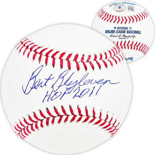 Bert Blyleven Autographed Official MLB Baseball Minnesota Twins "HOF 2011" Beckett BAS Witness Stock #216012