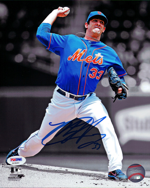 Matt Harvey Autographed 8x10 Photo New York Mets PSA/DNA Stock #98181