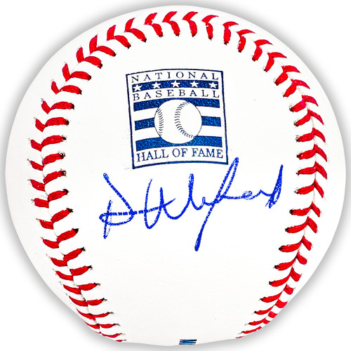 Dave Winfield Autographed Official Hall of Fame HOF Logo Baseball New York Yankees Beckett BAS QR Stock #220374