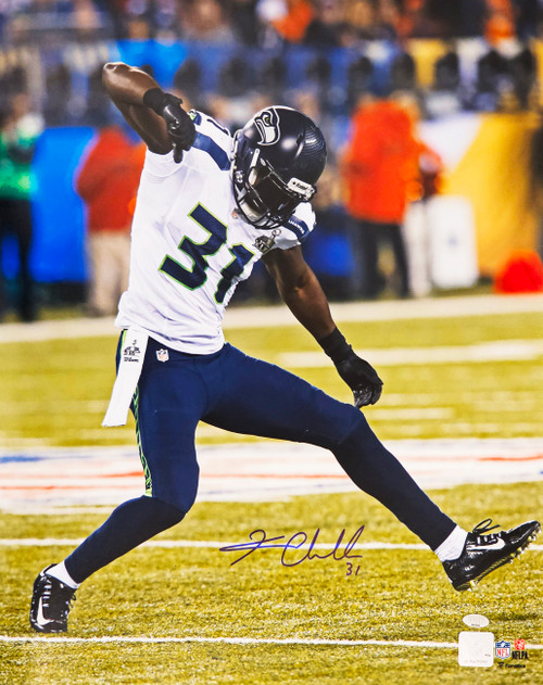 Kam Chancellor Autographed 16x20 Photo Seattle Seahawks Super Bowl 48 SB XLVIII MCS Holo Stock #220839