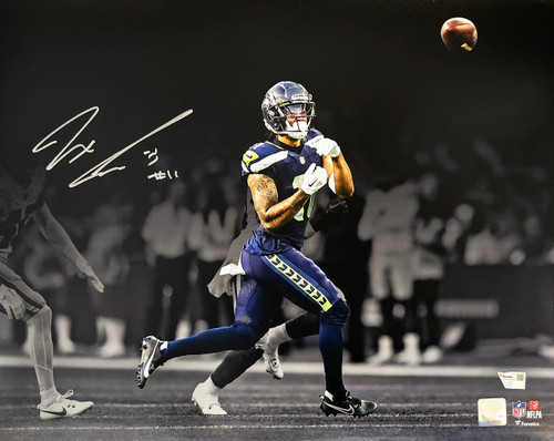Jaxon Smith-Njigba Autographed 16x20 Photo Seattle Seahawks Spotlight Fanatics Holo Stock #221117