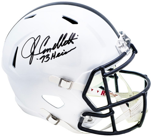 John Cappelletti Autographed Penn State Nittany Lions White Full Size Speed Replica Helmet "73 Heis" JSA Stock #221332