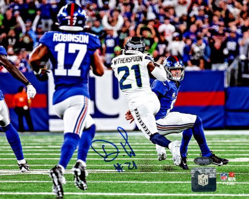 Devon Witherspoon Autographed 8x10 Photo Seattle Seahawks Pick 6 Interception MCS Holo Stock #221348