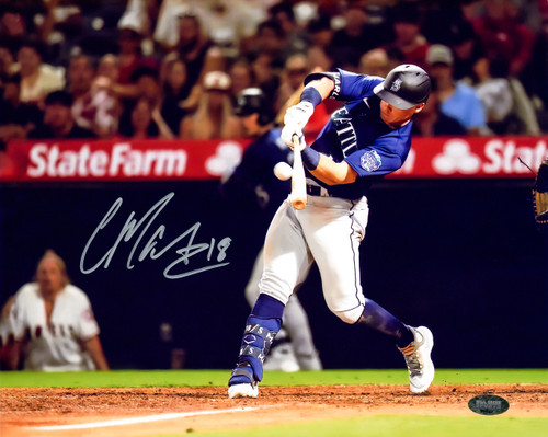 Cade Marlowe Autographed 8x10 Photo Seattle Mariners Angels Grand Slam MCS Holo Stock #222010