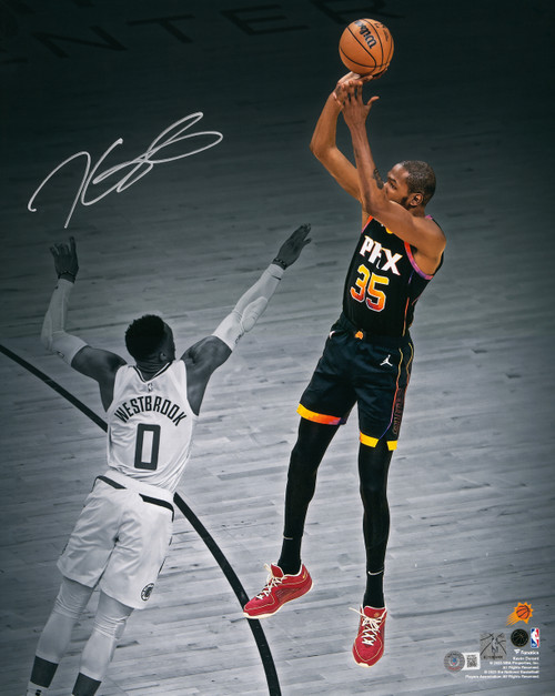 Kevin Durant Autographed 16x20 Photo Phoenix Suns Beckett BAS Witness Stock #224375
