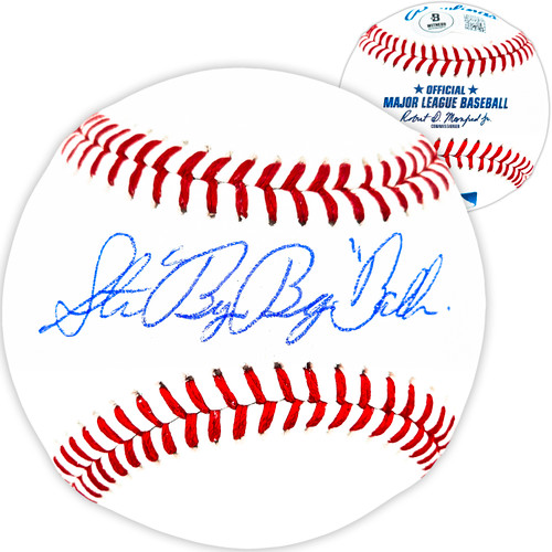 Steve Balboni Autographed Official MLB Baseball New York Yankees "Bye Bye" Beckett BAS Witness Stock #224687