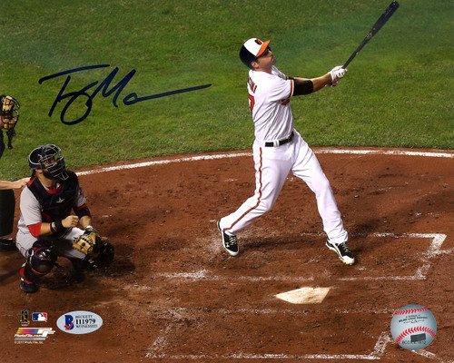 Trey Mancini Autographed 8x10 Photo Baltimore Orioles Beckett BAS Stock #123787