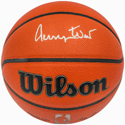 Jerry West Autographed Signature Series Indoor/Outdoor IO Basketball Los Angeles Lakers JSA Stock #228097