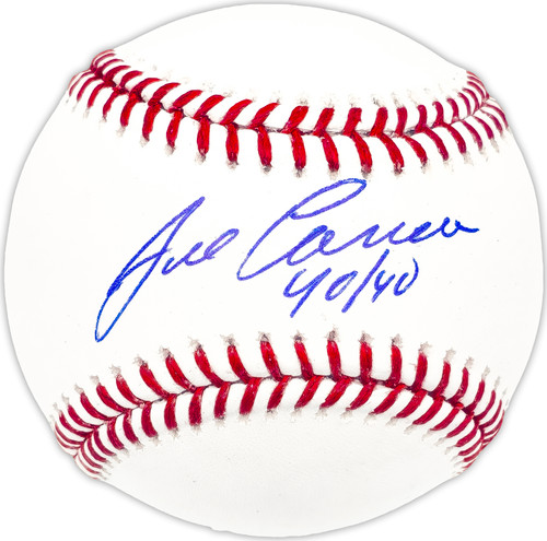 Jose Canseco Autographed Official MLB Baseball Oakland A's "40/40" JSA Stock #227975