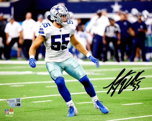 Leighton Vander Esch Autographed 8x10 Photo Dallas Cowboys Fanatics Holo Stock #228071