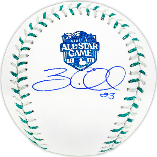 Zac Gallen Autographed Official 2023 All Star Game Logo MLB Game Baseball Arizona Diamondbacks Beckett BAS Witness Stock #227321