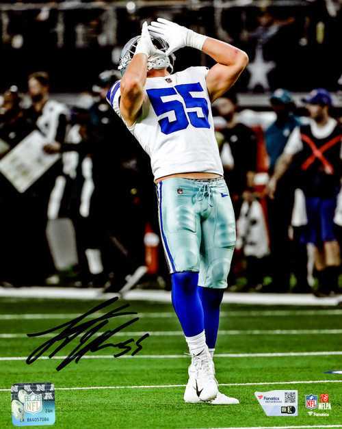 Leighton Vander Esch Autographed 8x10 Photo Dallas Cowboys Fanatics Holo Stock #228810
