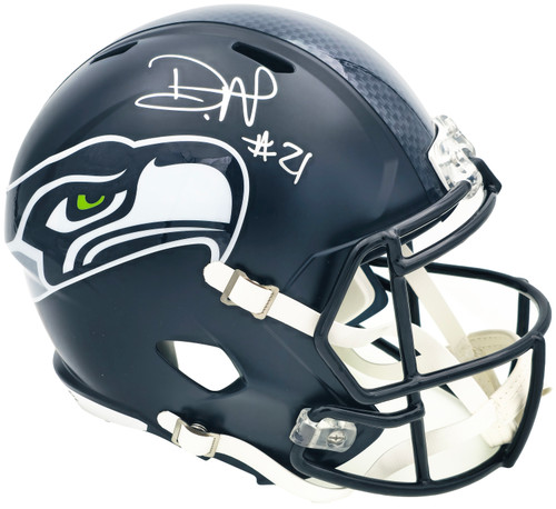 Devon Witherspoon Autographed Seattle Seahawks Blue Full Size Speed Replica Helmet MCS Holo Stock #229503