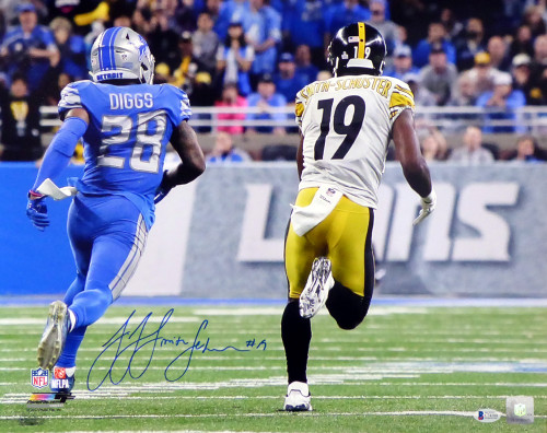 JuJu Smith-Schuster Autographed 16x20 Photo Pittsburgh Steelers Beckett BAS Stock #130747