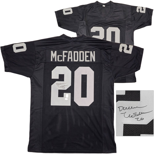 Oakland Raiders Darren McFadden Autographed Black Jersey PSA/DNA Stock #229983