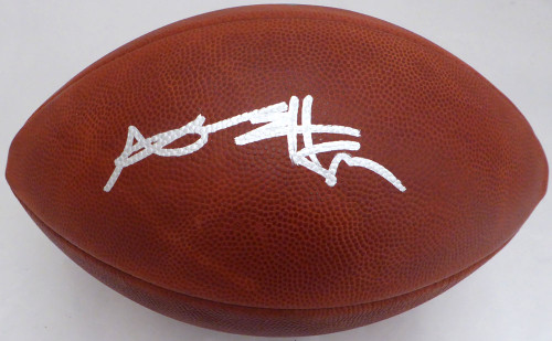 Antonio Brown Autographed NFL Leather Football Pittsburgh Steelers Beckett BAS Stock #131960
