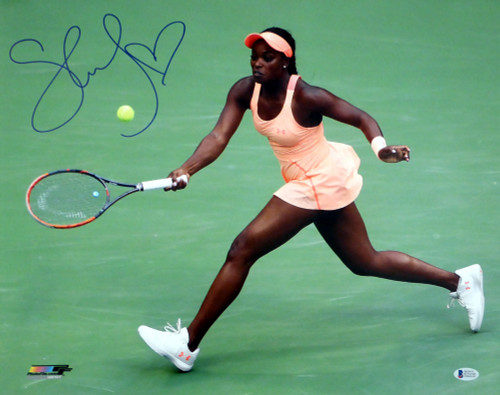 Sloane Stephens Autographed 16x20 Photo Beckett BAS Stock #135381