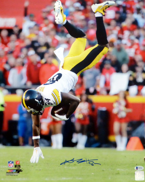 Antonio Brown Autographed 16x20 Photo Pittsburgh Steelers Beckett BAS Stock #138207