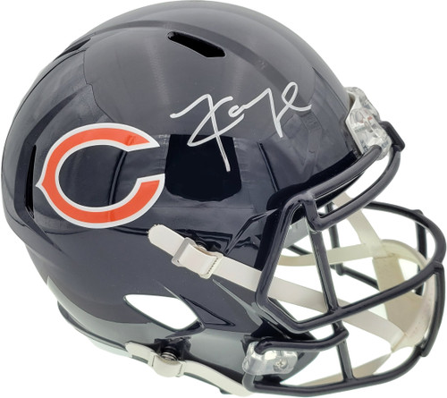 Khalil Mack Autographed Chicago Bears Full Size Speed Replica Helmet In Front Beckett BAS Stock #148238