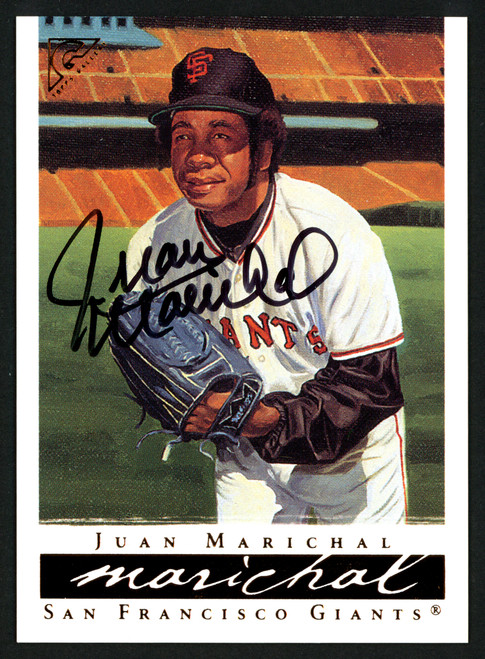 Juan Marichal Autographed 2003 Topps Gallery Card #36 San Francisco Giants Stock #152112