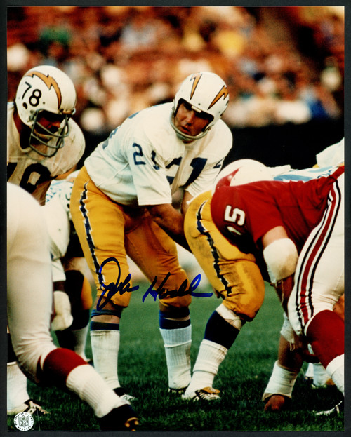 John Hadl Autographed 8x10 Photo San Diego Chargers Stock #152904