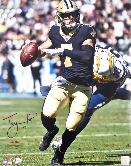 Taysom Hill Autographed 16x20 Photo New Orleans Saints Beckett BAS Stock #177452