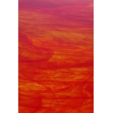 Orange-Red & Opal Wispy (WO27-8) - 8" x 12"