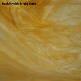 Medium Amber & White Wispy Opal (WO58-8) - 8" x 12" Sheet