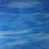 Sky, Dark Blue & White Translucent (OGT-633-7SF) - 12" x 12" Sheet