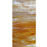 Bright Orange & White Opal (AGC-705-6) - 6" x 12" Sheet