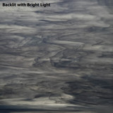 Charcoal Gray & White Streaky Opal (AGC-501-6) - 6" x 12" Sheet