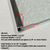 Zinc 9/32" Border Frame (2 x 36" Lengths)