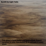 Dark Gray, Brown & White Wispy Opal (503L) - 12" x 12" Sheet