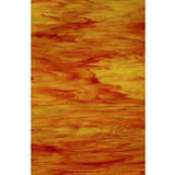 Yellow & Red Streaky Aqualite (831LLAQ-8) - 8" x 12" Sheet