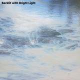 White & Crystal Wispy Opal (96-57) - 12" x 12" Sheet