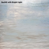 White & Crystal Wispy Opal (96-57-8) - 8" x 12" Sheet