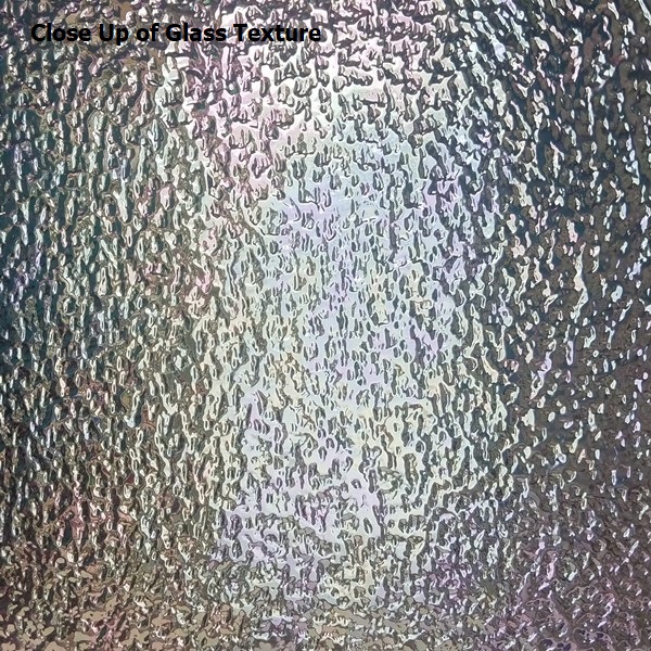 Iridized Crystal Moss Transparent (01M-IR-8) - 8" x 12"