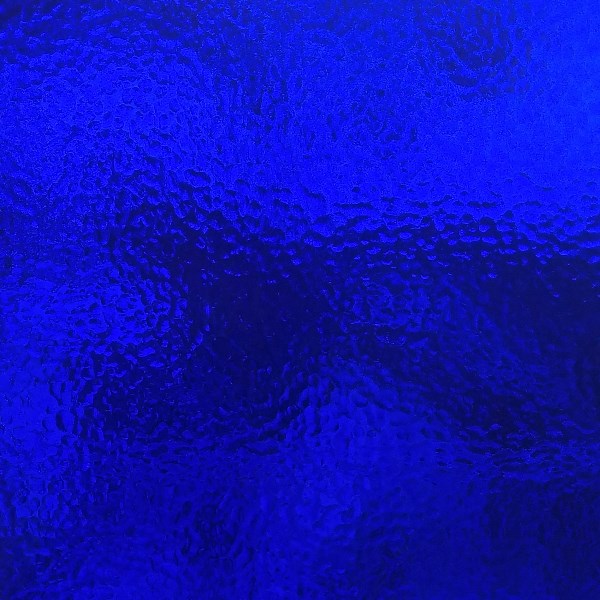 Star laser engraved 12x12 glass sheet dark blue/white wispy opaque