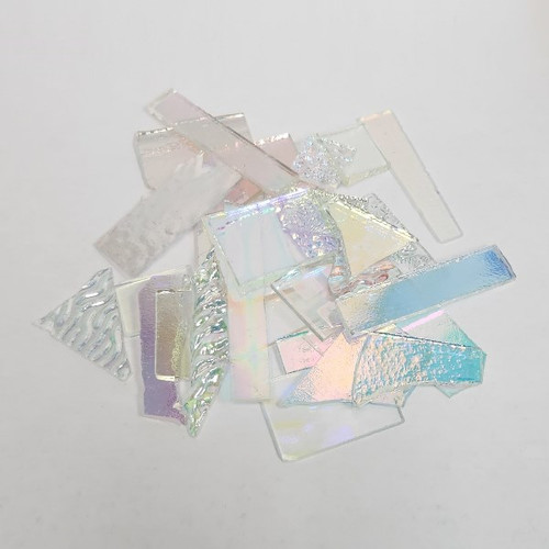 Opaque Dichroic Glass Scrap Pack 1/4 Pound available in COE 90 & COE 96,  for Stained Glass, Fusing, Etc. -  Israel