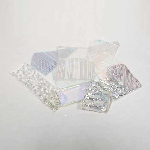 Opaque Dichroic Glass Scrap Pack 1/4 Pound available in COE 90 & COE 96,  for Stained Glass, Fusing, Etc. -  Israel