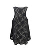 Dance Dance Dance Black Lace Back Tank