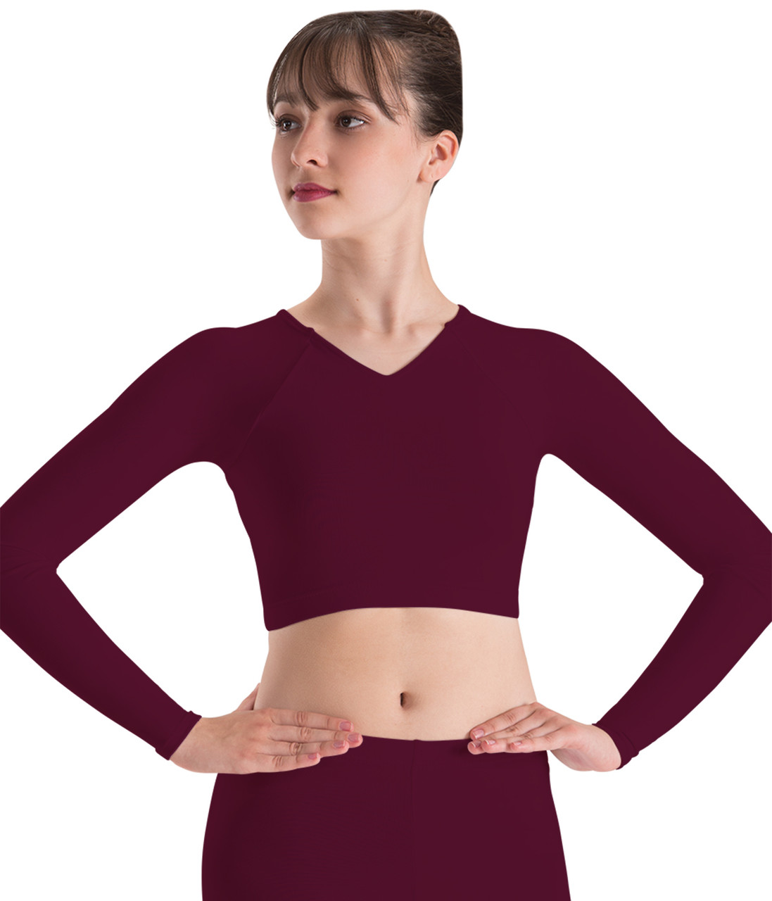 Cheerleading sales midriff tops