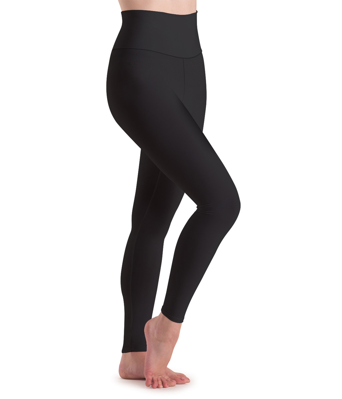 High Waist Foldover Ankle Leggings