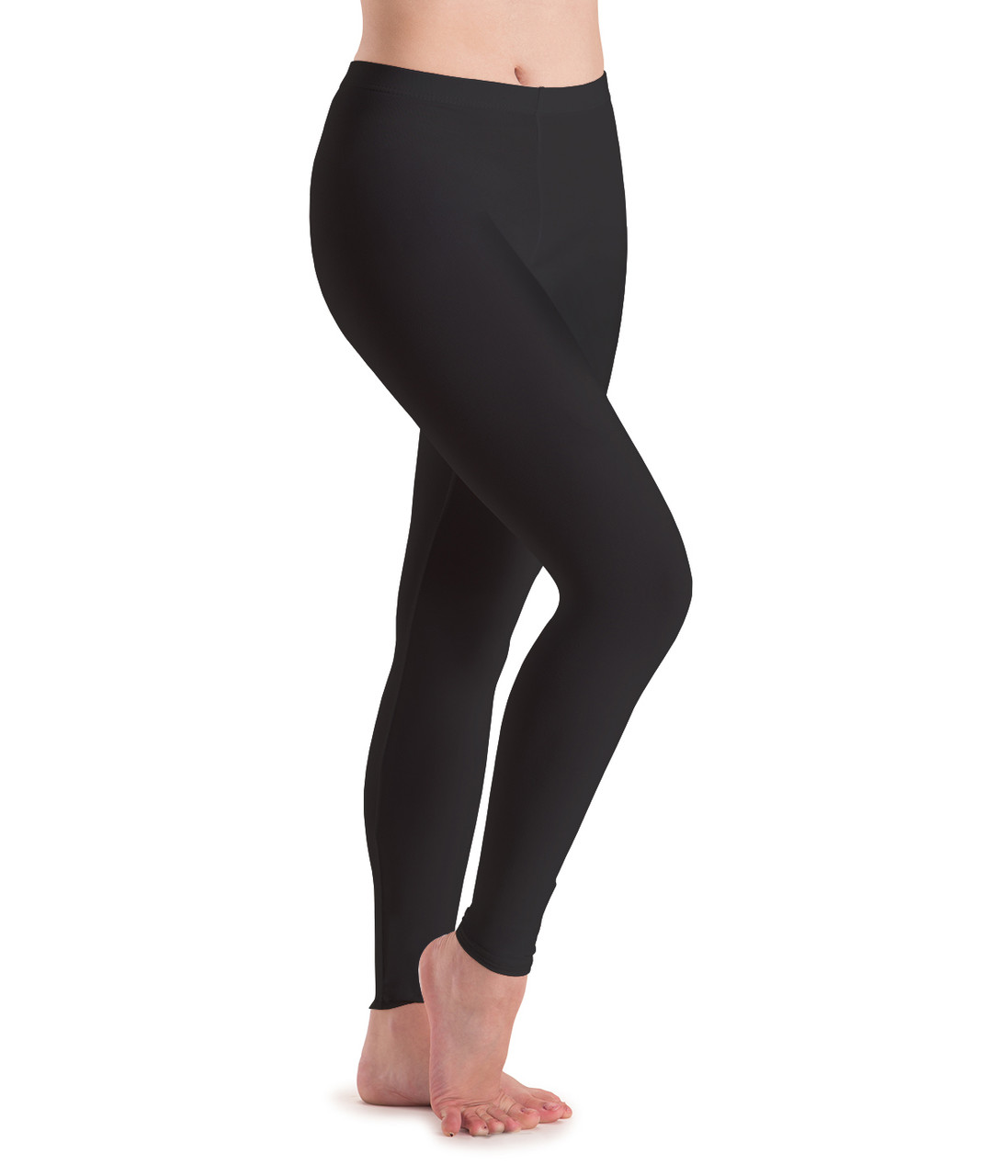 Plus Side Stripe Elastic Waistband Leggings