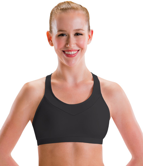 Motionwear - Cheer Midriff Raglan V-Neck Liner