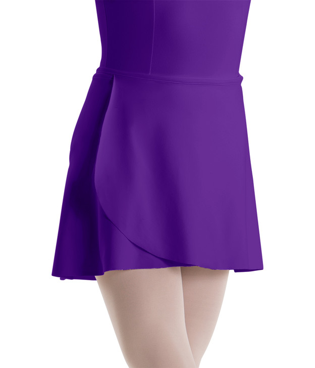 Wrap Tie Skirt With Unfinished Hem