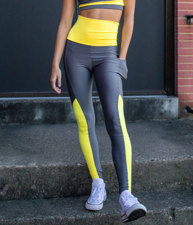 Yellow Tiger Leggings | Gym Wear | Activewear | Athleisure | GearBaron