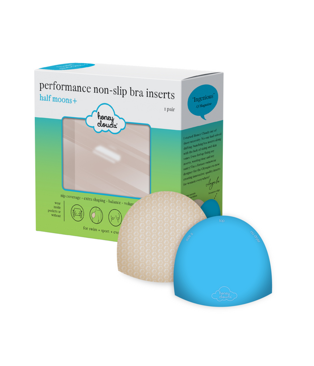 Non-Slip Bra Pad Inserts - Half Moons Plus+